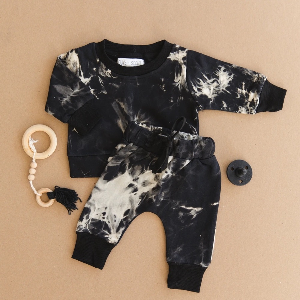 Olive and scout baby boy set